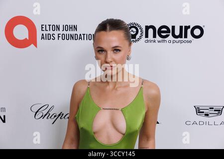 13. März 2023, West Hollywood, Kalifornien, USA: Madison Iseman bei der 30. Jährlichen Elton John AIDS Foundation Academy Viewing Party am Sonntag, 12. März 2023 im City of West Hollywood Park in West Hollywood, Kalifornien. DOUGLAS CUELLAR/PI (Bild: © Prensa Internacional Via ZUMA Press Wire) Stockfoto