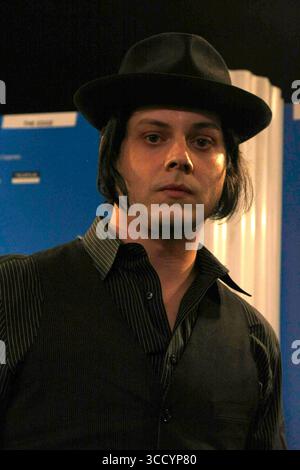 Jack White of the White Stripes bei der Pressekonferenz für „IT May Get Loud“ während des Toronto International Film Festivals 2008 in Kanada am 6. September 2008 Stockfoto