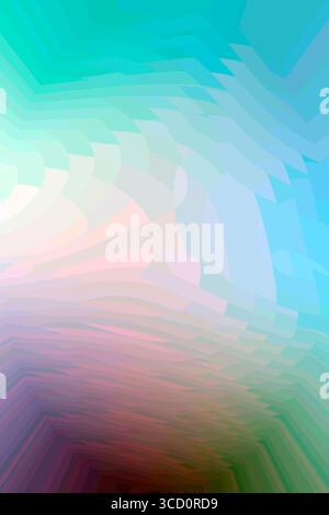 Blaurosa Schichten abstrakter Hintergrund. Perlgradient. Vertikales Bild. Stockfoto