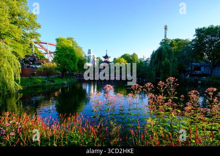 Tivoli Garden, Kopenhagen Stockfoto