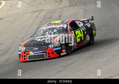 Magione, Italien - 20. September 2014: NASCAR Whelen Euro Series im Rennen auf dem Autodromo dell'Umbria in Magione. Stockfoto