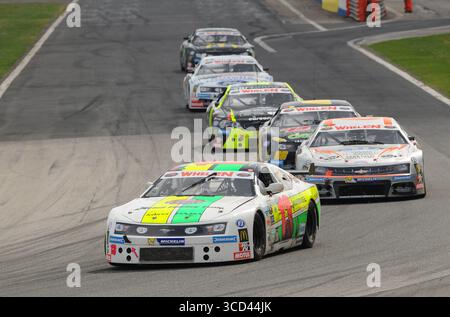 Magione, Italien - 20. September 2014: NASCAR Whelen Euro Series im Rennen auf dem Autodromo dell'Umbria in Magione. Stockfoto