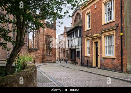 22 Bayley Lane, Coventry, 16th Century Building, Warwickshire, Großbritannien Stockfoto