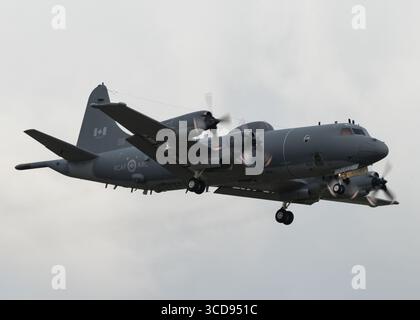 RAF Fairford, Gloucestershire, England, 18. Juli 2025. Eine Lockheed CP-140 Aurora der Royal Canadian Air Force während des Royal International Air Tattoo 2025. (Kreditbild: ©Cody Froggatt/Alamy Live News) Stockfoto
