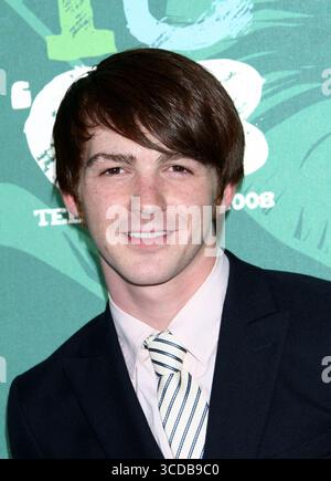 Drake Bell bei den Teen Choice Awards 2008, die am 3. August 2008 im Universal Ampitheater in Los Angeles stattfanden Stockfoto