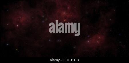 Nebel und Galaxie im Weltraum. Leerlaufhintergrund. Sternenhimmel. Dunkler Nebel und Galaxienkosmos Textur. Kosmische Kulisse des Universums. Weltraumszene oder Kosmos. Stockfoto