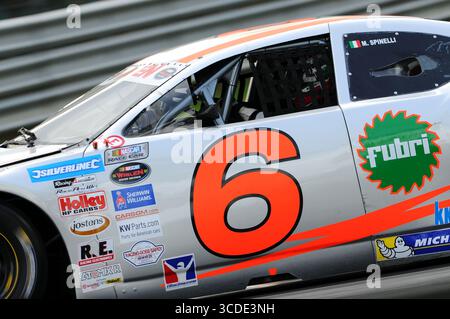 Magione, Italien - 20. September 2014: NASCAR Whelen Euro Series im Rennen auf dem Autodromo dell'Umbria in Magione. Stockfoto