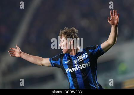 Bergamo, Italien. März 2023. Foto Spada/LaPresse 04 marzo 2023 - Bergamo, Italia - Sport, calcio - Atalanta vs Udinese - Campionato italiano di calcio Serie A TIM 2022/2023 - Stadio Gewiss. Nella Foto: Hojlund 4. März 2023 Bergamo, Italien - Sport, calcio - Atalanta vs Udinese - Serie A Fußball-Meisterschaft 2022/2023 - Gewiss-Stadion. Auf dem Bild: Hojlund Credit: LaPresse/Alamy Live News Stockfoto