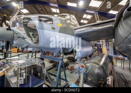 De Havilland DH98 Mosquito B.MK.35 im DeHaviland Museum in England Stockfoto