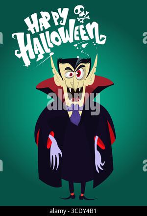 Halloween-Charakterdesign. Vektordarstellung isoliert Stock Vektor