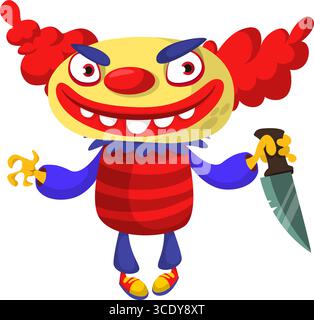 Lustige Werwolf-Figur für Halloween-Design. Vektor isoliert Stock Vektor