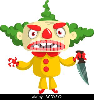 Lustige Werwolf-Figur für Halloween-Design. Vektor isoliert Stock Vektor