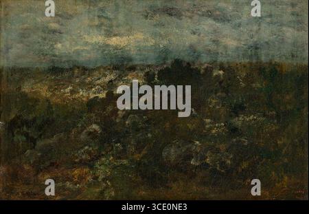 Narcisse Virgilio Diaz de la Peña - Waldlandschaft Stockfoto