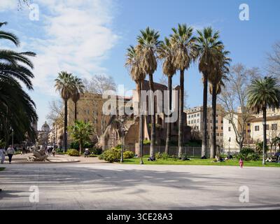Piazza Vittorio Emanuele II im Frühjahr in Rom, Italien Stockfoto