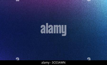 Moderner verlaufender Hintergrund mit zartem violettem Rosa bis tiefem Blau, gepunktete Matrix-Textur für digitales Design, perfekt für Technologiemusiken und kreative Projekte Stock Vektor