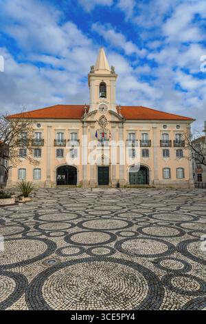 Rathaus in der Praca da Republica in Aveiro, Portugal. Stockfoto