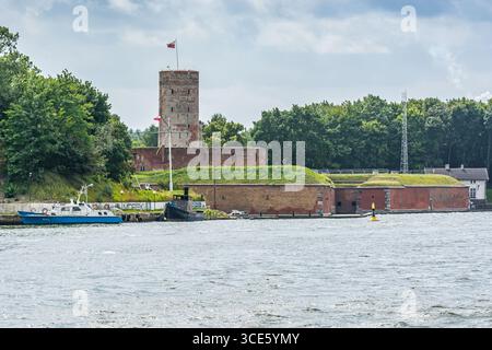 Danzig, Polen - 18. August 2021. Festung Wisloujscie Stockfoto