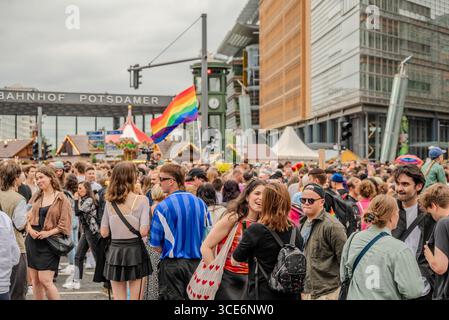 Christopher Street Day in Berlin Stockfoto