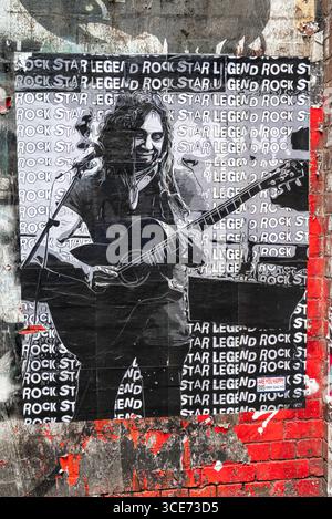Bild des australischen Musikers John Butler in Melbourne, Australien Stockfoto