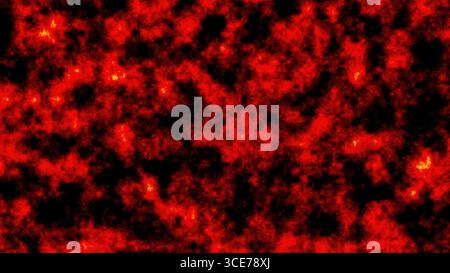 Roter Magma-Hintergrund. Computergeneriertes 3D-Rendering Stockfoto