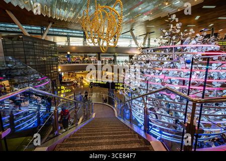 Doha, Katar - Hamad International Airport Stockfoto