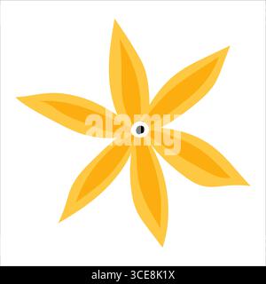 Frühlingssommerblumen. Blumenzweig. Stock Vektor