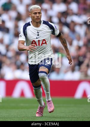 London, Großbritannien. August 2025. Richarlison von Tottenham Hotspur während des Spiels Tottenham Hotspur gegen Burnley Premier League im Tottenham Hotspur Stadium in London. Der Bildnachweis sollte lauten: Paul Terry/Sportimage Credit: Sportimage Ltd/Alamy Live News Stockfoto