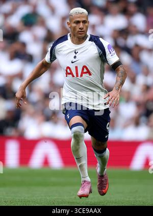 London, Großbritannien. August 2025. Richarlison von Tottenham Hotspur während des Spiels Tottenham Hotspur gegen Burnley Premier League im Tottenham Hotspur Stadium in London. Der Bildnachweis sollte lauten: Paul Terry/Sportimage Credit: Sportimage Ltd/Alamy Live News Stockfoto