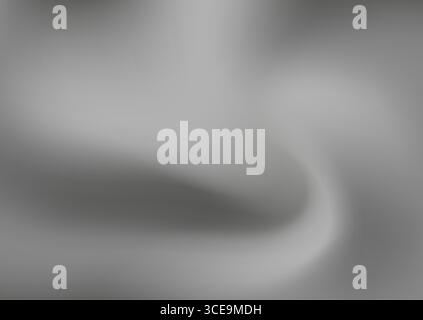 Abstrakter grauer Wirbelhintergrund mit glattem Verlaufsmuster Stock Vektor