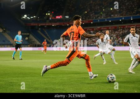 Vinicius Tobias da Silva aus Shakhtar wurde während des Spiels der UEFA Europa League zwischen dem FC Shakhtar Donetsk und dem FC Panathinaikos Athen im Henryk Reyman Cracow Municipal Stadium gesehen. Endergebnis: Shakhtar Donetsk 0:0 Panathinaikos Athen (Panathinaikos gewann mit 4:3 im Elfmeterschießen). Stockfoto