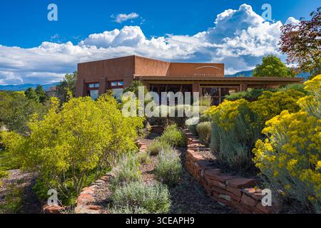 Museum Hill Café, Santa Fe, Santa Fe County, New Mexico, USA Stockfoto