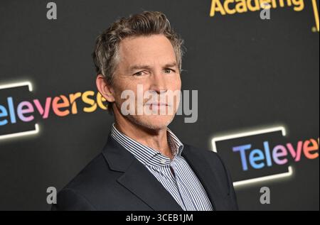 Shawn Hatosy kommt am 16. August 2025 für das „Pitt“-Panel beim ersten Televerse Festival der TV Academy – Tag 3 im JW Marriott in Los Angeles, CA. © LISA OConnor/AFF-USA.com Stockfoto