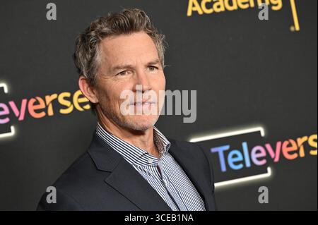 Shawn Hatosy kommt am 16. August 2025 für das „Pitt“-Panel beim ersten Televerse Festival der TV Academy – Tag 3 im JW Marriott in Los Angeles, CA. © LISA OConnor/AFF-USA.com Stockfoto