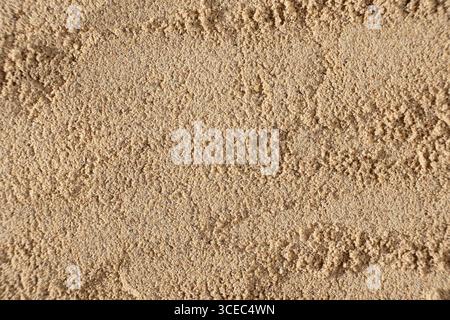 Leinsamenpulver Mehl. Küchenhintergrund von oben. Stockfoto