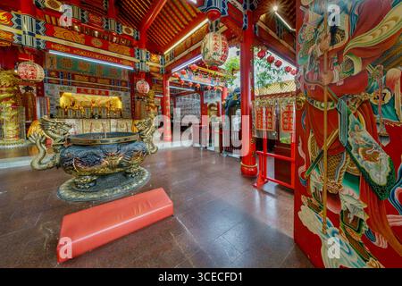 Buddhistischer Tempel, bekannt als Teng Yuan Tempel, in Bandar Seri Begawan, Brunei Stockfoto