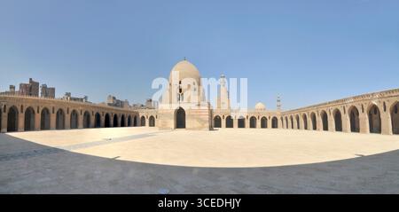 Die älteste historische Moschee von Ibn Tulun Kairo, Ägypten Stockfoto