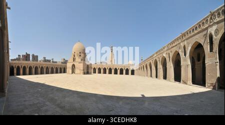 Die älteste historische Moschee von Ibn Tulun Kairo, Ägypten Stockfoto