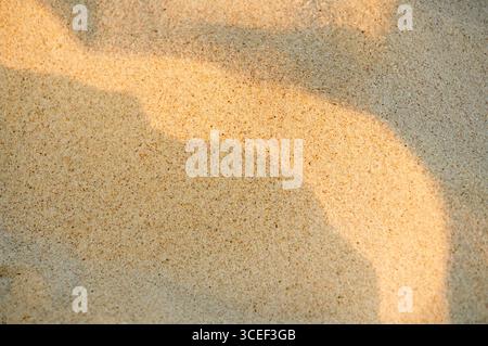 Hintergrund der Sandstruktur. Sandhintergrund. Sandstruktur. Sandhintergrund. Sandhintergrund Stockfoto