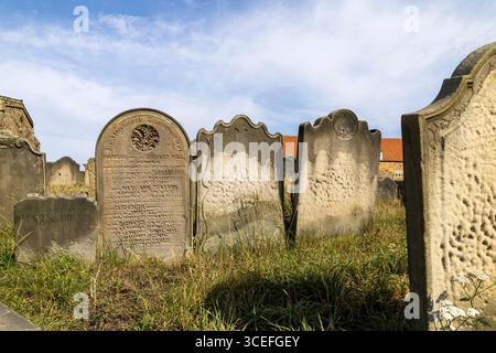 Friedhof der St. Mary's Church Anglican Parish in Whitby in North Yorkshire England Stockfoto