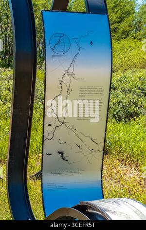 Der Mark Thompson Park befindet sich im Stadtteil Stonebridge von Saskatoon. Stockfoto