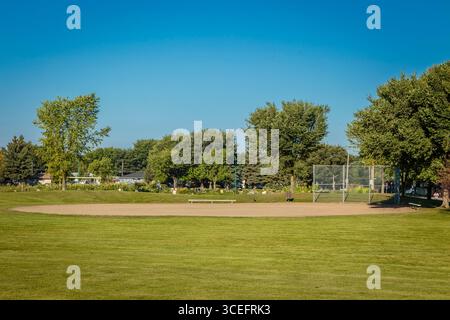 Der Mount Royal Park befindet sich im Stadtteil Mount Royal von Saskatoon. Stockfoto