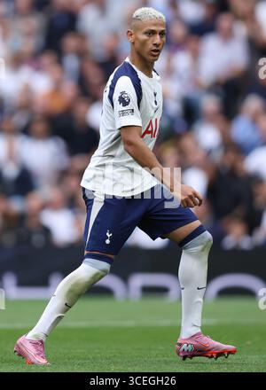 London, Großbritannien. August 2025. Richarlison von Tottenham Hotspur während des Spiels Tottenham Hotspur gegen Burnley Premier League im Tottenham Hotspur Stadium in London. Der Bildnachweis sollte lauten: Paul Terry/Sportimage Credit: Sportimage Ltd/Alamy Live News Stockfoto