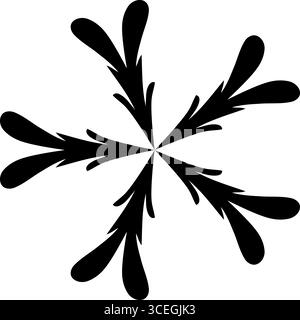 Abstraktes Wirbel-Design Stock Vektor