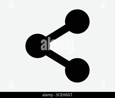 Symbol freigeben Schaltfläche „Social Media freigeben“ an andere weiterleiten Symbol Sign Shape Netzwerk Vermehren Verzweigung Weiterleiten Verbindungsverbindung Grafik Bildmaterial Stock Vektor