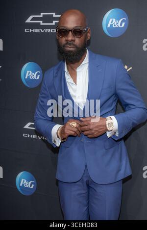Nashville, Usa. August 2025. Mali Music, im Pressebereich während der 40. Jährlichen Stellar Awards am 15. August 2025 im National Museum of African American Music in Nashville, TN. (Foto: Mike Ware/SIPA USA) Credit: SIPA USA/Alamy Live News Stockfoto