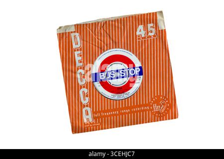 45 U/min Single von Celia by Paper Lace. Veröffentlicht im Jahr 1974 auf dem Label Bus Stop. Stockfoto