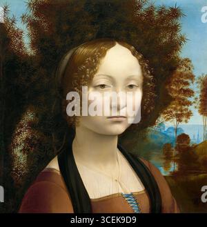 ginivra de benci Leonardo da Vinci Stockfoto