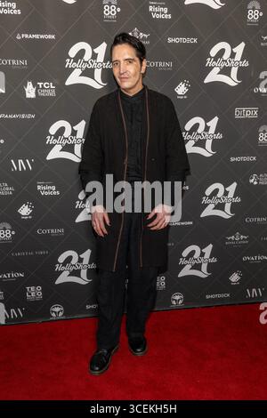 Los Angeles, Usa. August 2025. Schauspieler David Dastmalchian nimmt am 21. Hollyshorts Film Festival Oscar Qualifying Awards am TCL Chinese Theater Teil. (Foto: Eugene Powers/SOPA Images/SIPA USA) Credit: SIPA USA/Alamy Live News Stockfoto