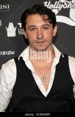 Los Angeles, Usa. August 2025. Schauspielerin Louie Chapman nimmt am 21. Oscar Qualifying Awards des Hollyshorts Film Festivals am TCL Chinese Theater Teil. (Foto: Eugene Powers/SOPA Images/SIPA USA) Credit: SIPA USA/Alamy Live News Stockfoto