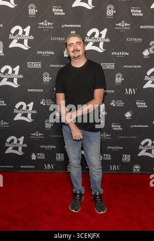 Los Angeles, Usa. August 2025. Produzent David Breschel nimmt am 21. Oscar Qualifying Awards des Hollyshorts Film Festivals am TCL Chinese Theater Teil. (Foto: Eugene Powers/SOPA Images/SIPA USA) Credit: SIPA USA/Alamy Live News Stockfoto